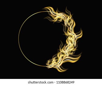 Fire pattern frame
