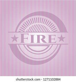 Fire pink emblem. Vintage.