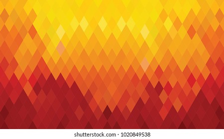 fire polygon background vector