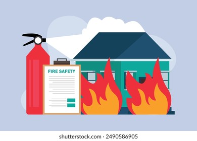 Fire property insurance, accident economic loss, belongings protection, standard policy, damage coverage