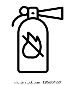 Fire protection device used by firefighter, fire extinguisher