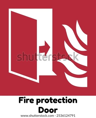 Fire Protection Door ISO 7010