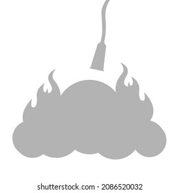 fire protection fire extinguisher, vector illustration