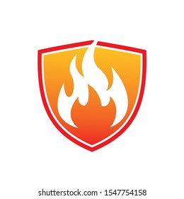 fire protection vector vector logo design