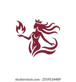 Fire queen logo for sale.