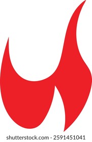 Fire red icon vector symbols