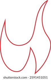 Fire red icon vector symbols