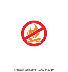 Fire related icon on background for graphic and web design. Creative illustration concept symbol for web or mobile app.