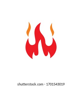 Fire related icon on background for graphic and web design. Creative illustration concept symbol for web or mobile app.