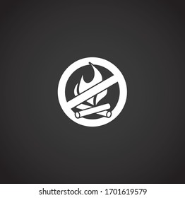 Brandbezogene Symbol auf Hintergrund für Grafik und Webdesign. Symbol für kreatives Illustrationskonzept für Web- oder mobile App.