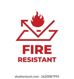Brandschutzzeichen einzeln auf weißem Hintergrund.