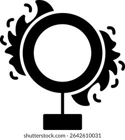 Fire Ring New Icons Design Vector