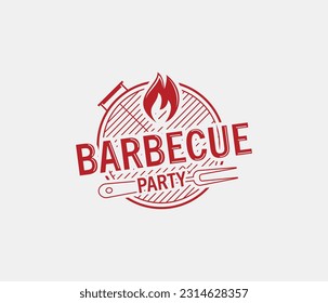 fire, roast, house, spoon, fork, flame, barbecue, bbq, grill logo vectors, simple, minimal logo