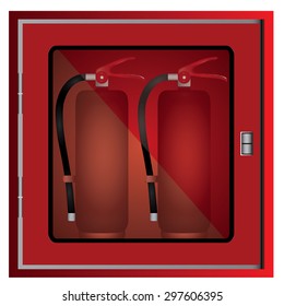fire safety in box vector design
