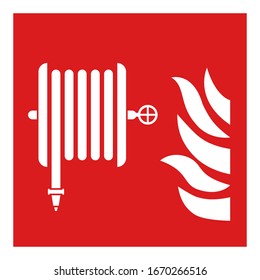 Fire safety icon. Fire emergency icon.