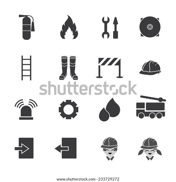 Fire safety
icons