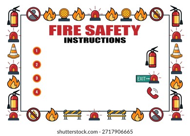 Instrucciones de seguridad contra incendios para situaciones de emergencia