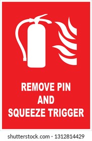 fire & safety warning sign