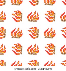 fire seamless isolated