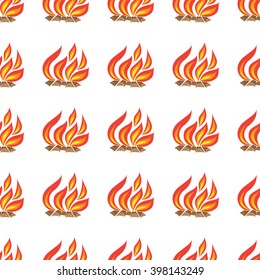 fire seamless isolated