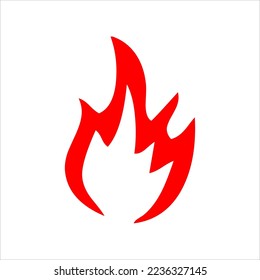 fire set logo. vector set of fire silhouettes with various shapes of burning coals. fire vector pack