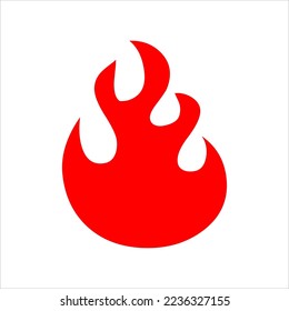 fire set logo. vector set of fire silhouettes with various shapes of burning coals. fire vector pack