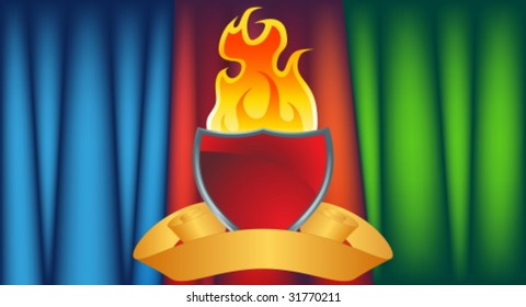 Fire Shield Background