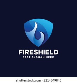 Fire Shield, Icon Oil, Energy Logo Designs