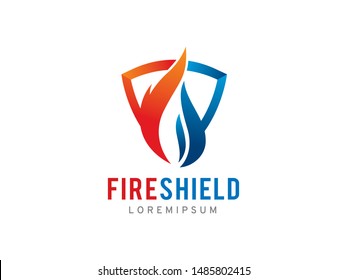 Fire Shield Logo Images, Stock Photos & Vectors | Shutterstock