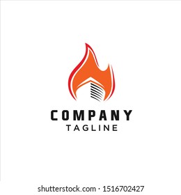 fire and ship, sailing at deep at the ocean, Signs and symbols can be used for web, logo, mobile app