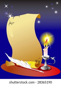 Fire shone in night