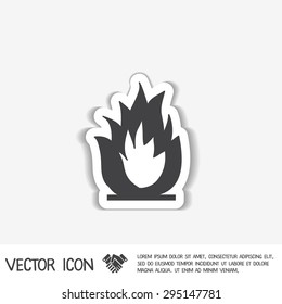 fire sign.
