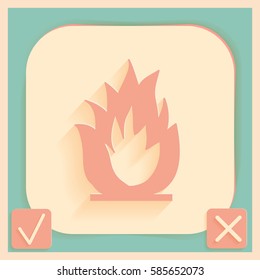 fire sign.