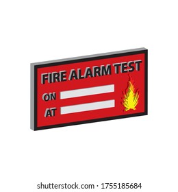 fire sign board fire alarm...D vintage vector label is a piece of paper,plastic film,cloth,metal or other material affixed to a container or product.
