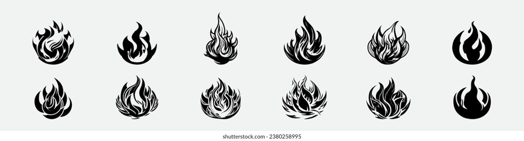Fire sign. Fire flame icon, Fires flame icon. Fire flames, Fire flame logo, Firespark flames, set vector icons, hot flames, set icons