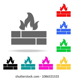 fire sign icons. Elements of human web colored icons. Premium quality graphic design icon. Simple icon for websites, web design, mobile app, info graphics on white background