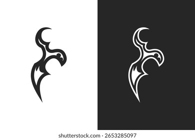 design de vetor de silhueta de fogo. Design de fogo em fundo branco e preto