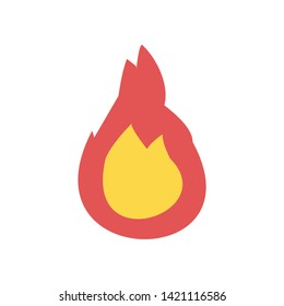fire simple image logo icon