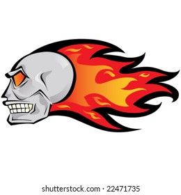 Fire Skull Logo Stock Vector (Royalty Free) 22471735 | Shutterstock