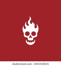 Fire skull logo for sale