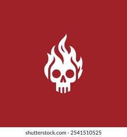 Fire skull logo for sale