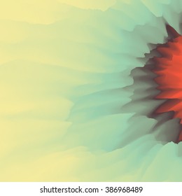 The Fire With Smoke. Abstract background. Modern pattern. Vector Illustration For Your Design. 