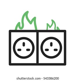 Fire in Socket