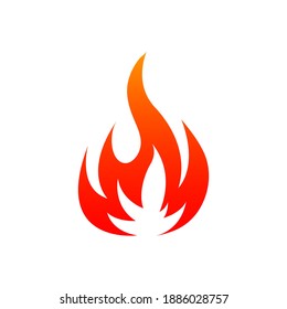 Fire Sparks Isolated Icon Vector Blazing Stock Vector (Royalty Free ...