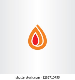 fire spiral logo icon flame vector symbol design