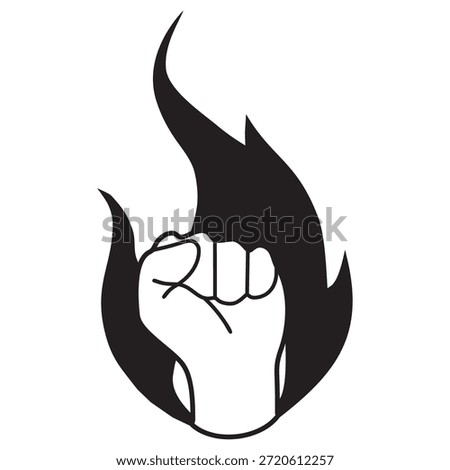 fire spirit logo icon vector design