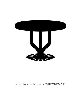 Fire Sprinkler Icon Symbol. Automatic Fire Extinguishing System. Vector Illustration. 