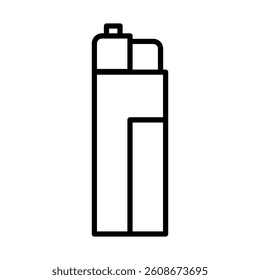 Fire Starter Vector Line Icon Design