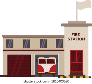 2,781 Fire station cartoon Images, Stock Photos & Vectors | Shutterstock