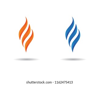 Fire symbol illustration